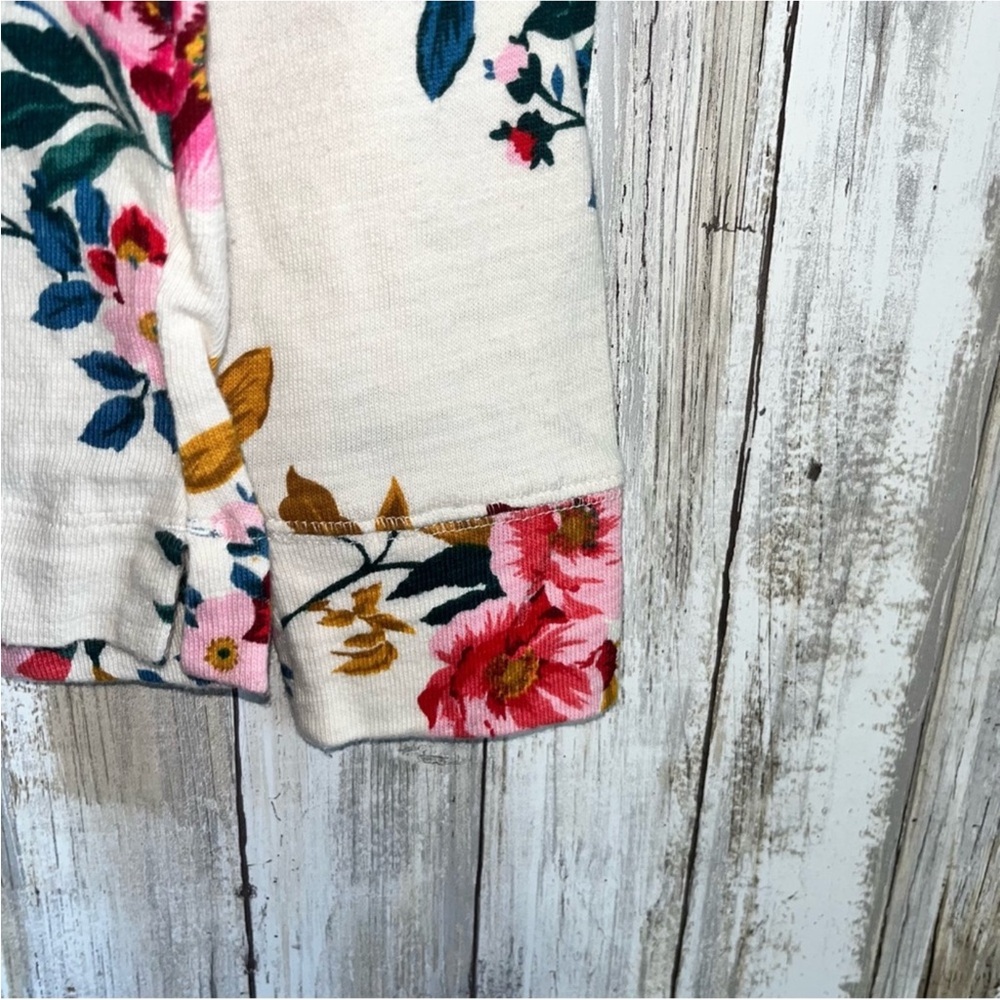 Loft Cream Floral Sweatshirt - Picture 4 of 6